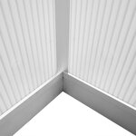 vidaXL Serre renforcée en aluminium avec cadre de base 7 55 m²