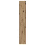 vidaXL Bibliothèque Chêne artisanal Bois massif 100 x 30 x 198 cm