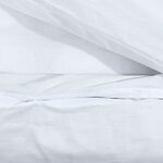 vidaXL Ensemble de housse de couette Blanc 240x220 cm Coton