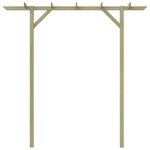 vidaXL Pergola de jardin 205 x 40 x 203 cm Bois