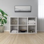 vidaXL Bibliothèque/Buffet blanc 66x30x98 cm bois d'ingénierie