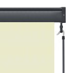 vidaXL Store roulant d'extérieur 170 x 250 cm Crème