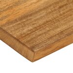 vidaXL Dessus de table à bord vivant 180x20x3 8cm bois massif manguier