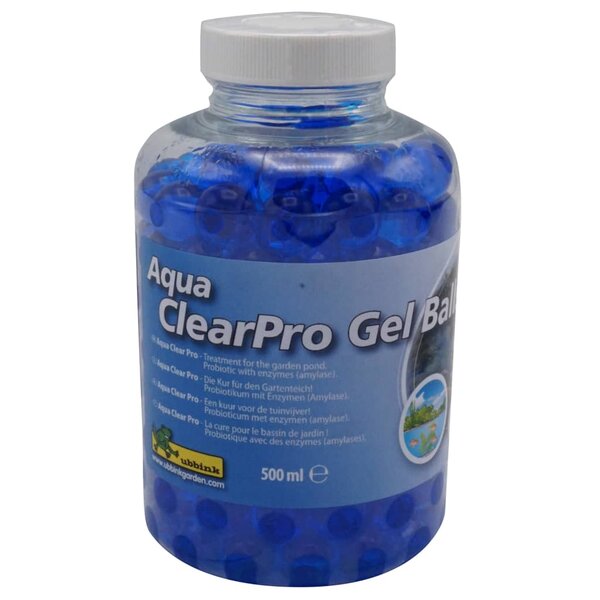 Ubbink Boules de gel pour eau d'étang Aqua ClearPro 500 ml