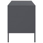 vidaXL Meubles TV 2 Pièces anthracite 68x39x50 5 cm acier laminé à froid