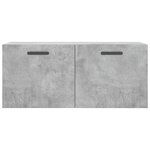 vidaXL Armoire murale gris béton 80x36 5x35 cm bois d'ingénierie
