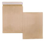 Lot de 10 enveloppes pochettes kraft armé à soufflet marron 280 x 365 + 30 mm