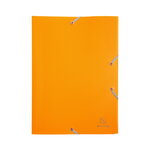 Chemise 3 rabats elastiques 24x32cm polypropylène - jaune