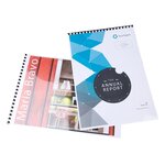 Boite 100 Reliures Spirales Plastique 8mm - Noir - Exacompta