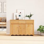 Buffet vidaXL "DRAMMEN" 114x43x75 5 cm en bois massif de pin