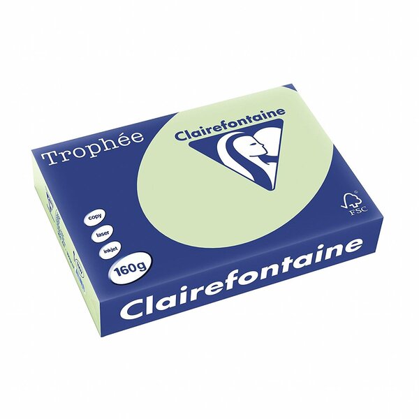 Ramette 250 Feuilles Papier 160g A4 210x297 mm Certifié FSC VERT GOLF TROPHÉE