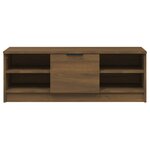 vidaXL Meuble TV Chêne marron 102x35 5x36 5 cm Bois d'ingénierie