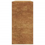 vidaXL Portant de bois de chauffage 100x40x80 cm acier corten