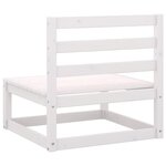 Salon de jardin meuble d'extérieur ensemble de mobilier 3 pièces blanc bois de pin massif 02_0016022