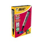 Etui de 4 Marqueurs Permanent MARKING 2300 Pte Biseau Large N/B/R/V BIC