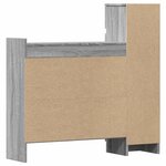 vidaXL Armoire à chaussures sonoma gris bois d'ingénierie
