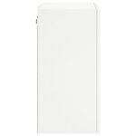 vidaXL Meuble TV mural blanc 40 5x30x60 cm bois d'ingénierie