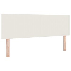 Tête de lit LED vidaXL Simple Design Crème 72 cm en Velours Côtelé