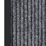 vidaXL Paillasson rayé Gris 80x120 cm