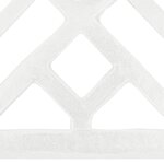 vidaXL Socle de parasol Blanc 44x44x31 cm Fonte