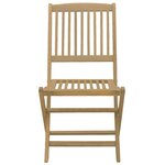 vidaXL Ensemble à manger de jardin 9 Pièces bois d'acacia solide