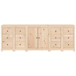 vidaXL Buffet 230x35x80 cm Bois massif de pin
