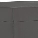 vidaXL Banc Gris 100x35x41 cm Similicuir