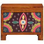 vidaXL Coffre de rangement Marron miel 50x30x40 cm en bois massif d'acacia