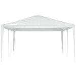 vidaXL Tente de réception 4x6 m Blanc