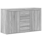 Buffet vidaXL Gris sonoma Bois d'ingénierie 120 x 36 x 69 cm