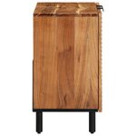 Meuble sous-lavabo vidaXL 62x33x58 cm en bois d'acacia massif