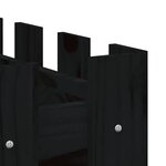 vidaXL Lit surélevé de jardin design de clôture 100x50x50cm pin massif