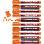 Marqueur Permanent 330 Orange 1-5 mm x 10 EDDING