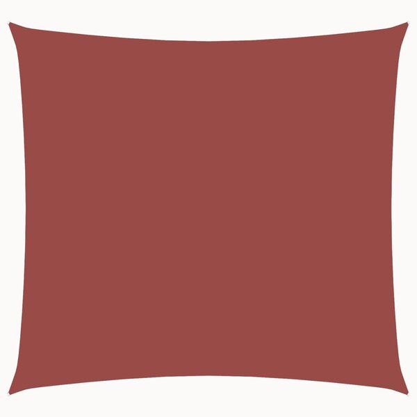 vidaXL Voile de parasol tissu oxford carré 2x2 m terre cuite