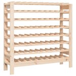 vidaXL Casier à vin 109 5x30x107 5 cm Bois de pin massif