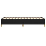 vidaXL Cadre de lit Noir 90x200 cm Tissu