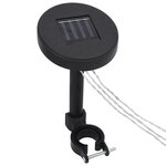 vidaXL Tonnelle avec moustiquaire et lumières LED 3x3x2 73 m Crème