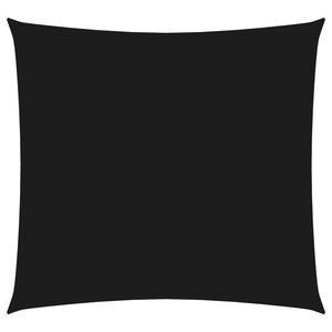 vidaXL Voile de parasol tissu oxford carré 3x3 m noir