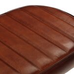 vidaXL Tabourets de bar Gavin lot de 2 marron foncé 44x37 5x78 cm