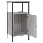 vidaXL Table de chevet sonoma gris 41x31x80 cm bois d'ingénierie
