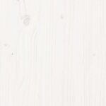 vidaXL Buffet Blanc 111x34x60 cm Bois massif de pin