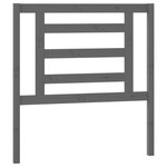 vidaXL Lit coulissant Gris 2x(90x200) cm Bois de pin massif