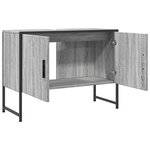vidaXL Armoire lavabo de salle de bain sonoma gris bois d'ingénierie