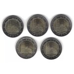 2 euros Allemagne 2011 Rhénanie du Nord  Westphalie - les 5 ateliers.