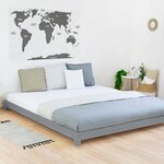 Lit double TATAMI 160 x 200 gris