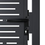vidaXL Portail de jardin anthracite 105x105 cm conception de carré