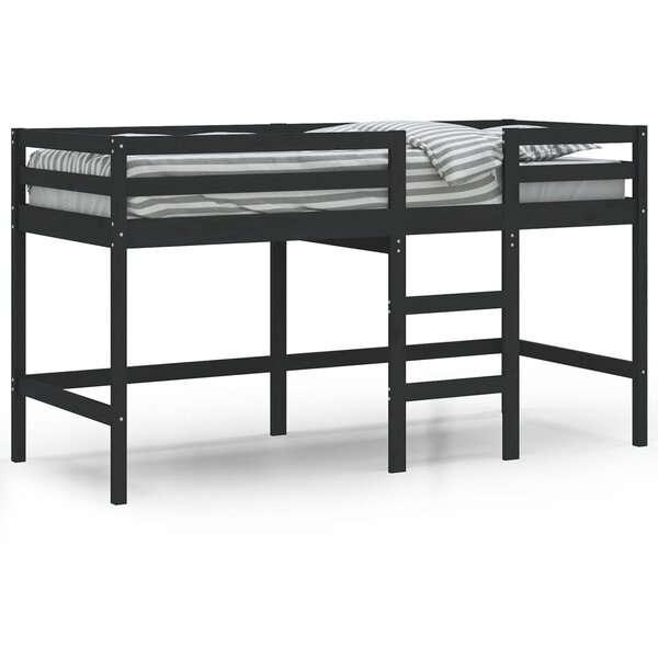 vidaXL Lit mezzanine enfants échelle 80x200 cm bois pin massif