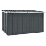 vidaXL Boîte de rangement de jardin Gris 171x99x93 cm