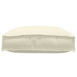 vidaXL Coussins de palette pour siège 6 Pièces Crème 40x40x8 cm Tissu Oxford