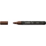 Marqueur pointe moyenne FREE acrylic T300 marron x 5 STABILO